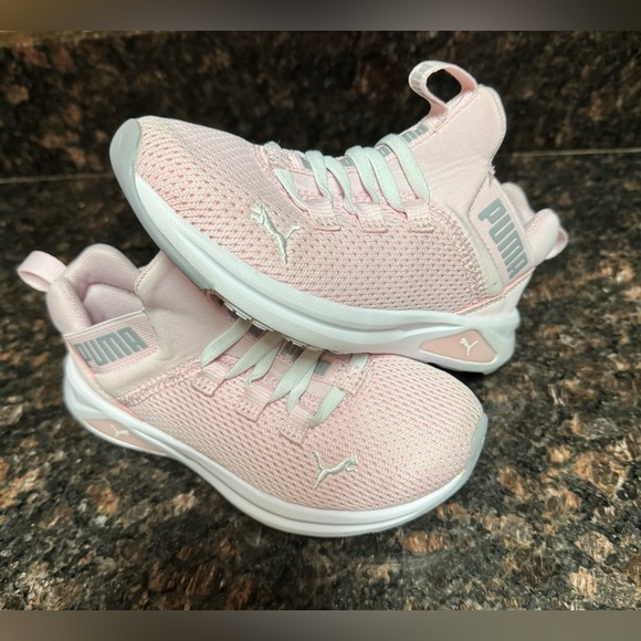 Puma Kids Light Pink Sneakers - Picture 5 of 9